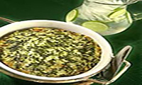 Recipe for Spinach and Potato Kuku